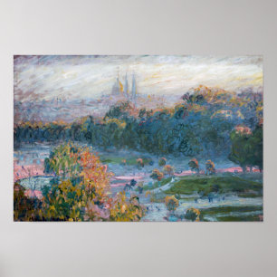 Claude Monet - Blick auf die Tuilerien, Studie Poster