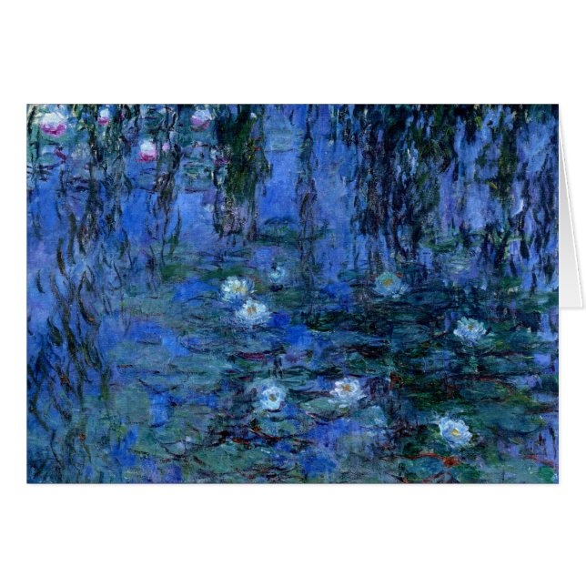 Claude Monet Blue Water Lilies (Vorderseite (Horizontal))