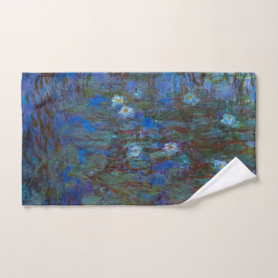 Claude Monet - Blue Water Lilies Badhandtuch Set