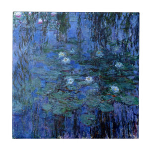 Claude Monet Blue Water Lilies Fliese