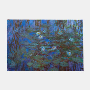 Claude Monet - Blue Water Lilies Fußmatte