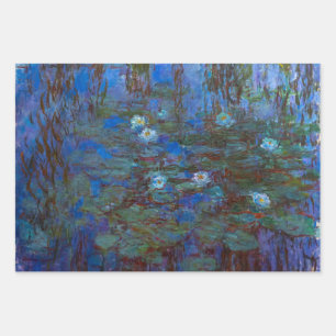 Claude Monet - Blue Water Lilies Geschenkpapier Set