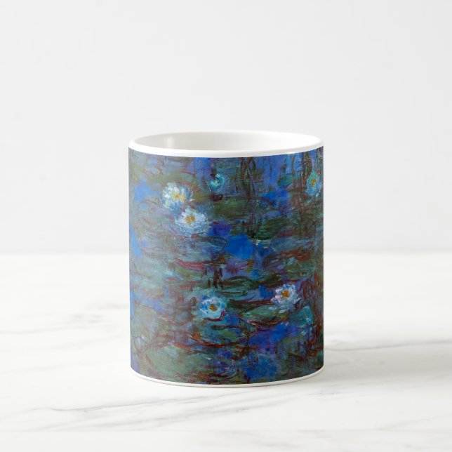 Claude Monet - Blue Water Lilies Kaffeetasse (Mittel)