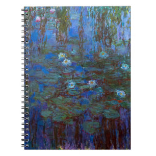 Claude Monet - Blue Water Lilies Notizblock