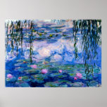 Claude Monet - Blue Water Lilies Poster<br><div class="desc">Datum: 1916 | Blue Water Lilies (Nymphéas) von Claude Monet.</div>