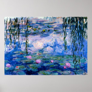 Claude Monet - Blue Water Lilies Poster