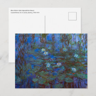 Claude Monet - Blue Water Lilies Postkarte