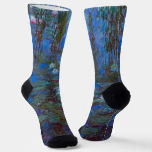 Claude Monet - Blue Water Lilies Socken