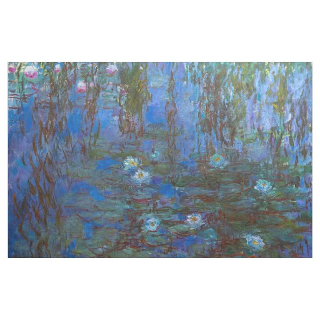 Claude Monet - Blue Water Lilies Stoff (Yard (91,4 cm))