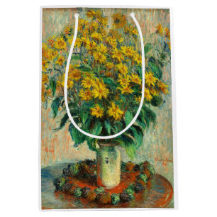 Claude Monet - Blume zu Jerusalem Artichoke Mittlere Geschenktüte