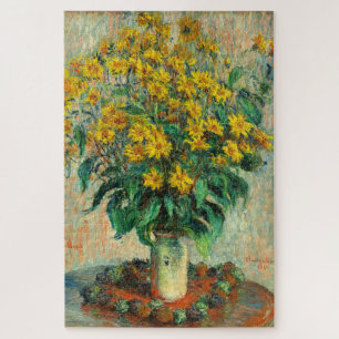 Claude Monet - Blume zu Jerusalem Artichoke Puzzle