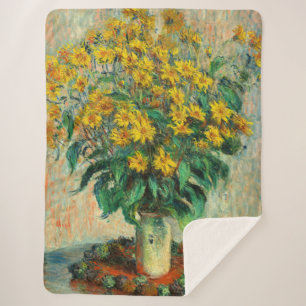 Claude Monet - Blume zu Jerusalem Artichoke Sherpadecke