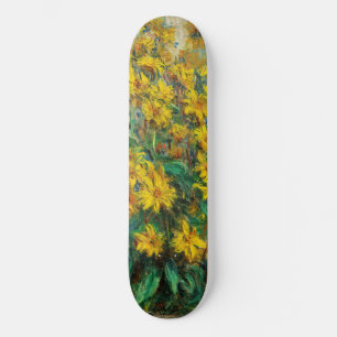 Claude Monet - Blume zu Jerusalem Artichoke Skateboard