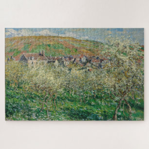 Claude Monet Blütenbäume der Japanischen Aprikose Puzzle