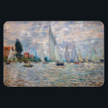 Claude Monet - Boats Regatta bei Argenteuil Magnet<br><div class="desc">Die Regatta der Boote in Argenteuil / Regate a Argenteuil - Claude Monet,  Oil on Leinwand,  1874</div>