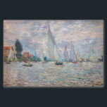 Claude Monet - Boats Regatta bei Argenteuil Seidenpapier<br><div class="desc">Die Regatta der Boote in Argenteuil / Regate a Argenteuil - Claude Monet,  Oil on Leinwand,  1874</div>