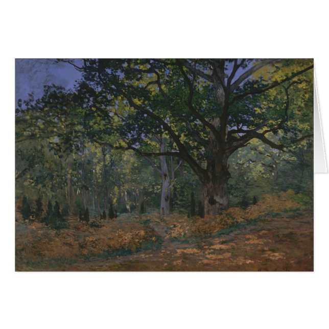 Claude Monet | Bodmer Eiche, Fontainebleau Fores (Vorderseite (Horizontal))