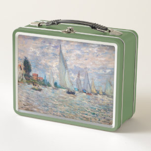 Claude Monet - Boote Regatta in Argenteuil Metall Brotdose
