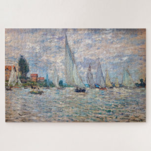 Claude Monet - Boote Regatta in Argenteuil Puzzle