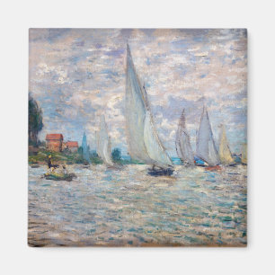 Claude Monet - Bootsregatta in Argenteuil Magnet