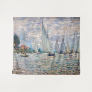 Claude Monet - Bootsregatta in Argenteuil Wandteppich