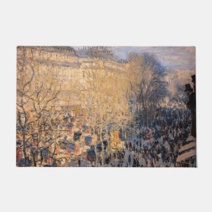 Claude Monet - Boulevard des Capucines in Paris Fußmatte