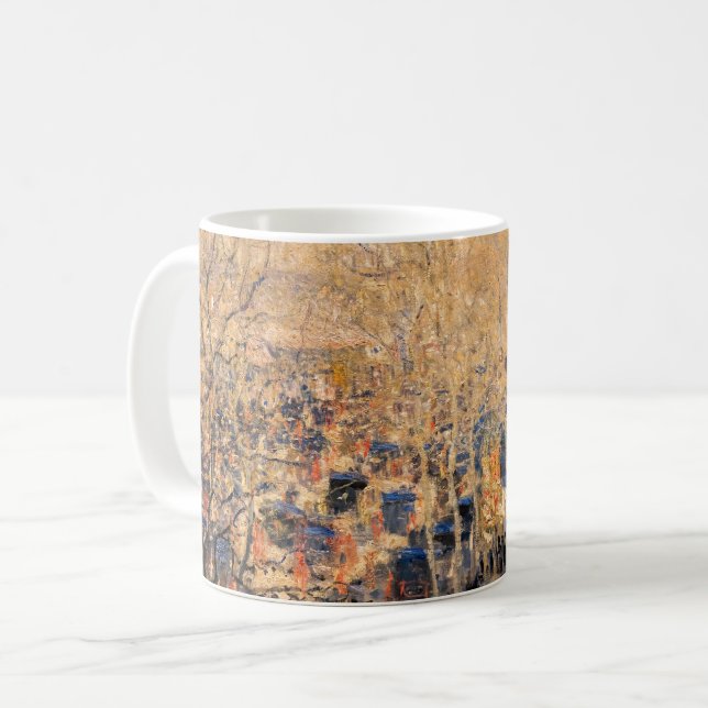 Claude Monet - Boulevard des Capucines in Paris Kaffeetasse (Vorderseite Links)