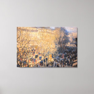 Claude Monet - Boulevard des Capucines in Paris Leinwanddruck