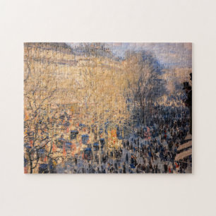 Claude Monet - Boulevard des Capucines in Paris Puzzle