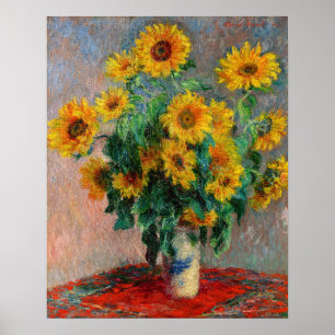 Claude Monet - Bouquet der Sonnenblumen Poster