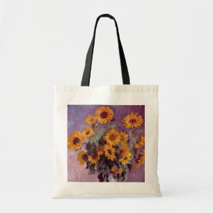 Claude Monet - Bouquet der Sonnenblumen Tragetasche