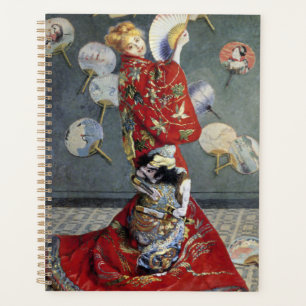Claude Monet Camille in Rotem Japanischen Kimono K Planer