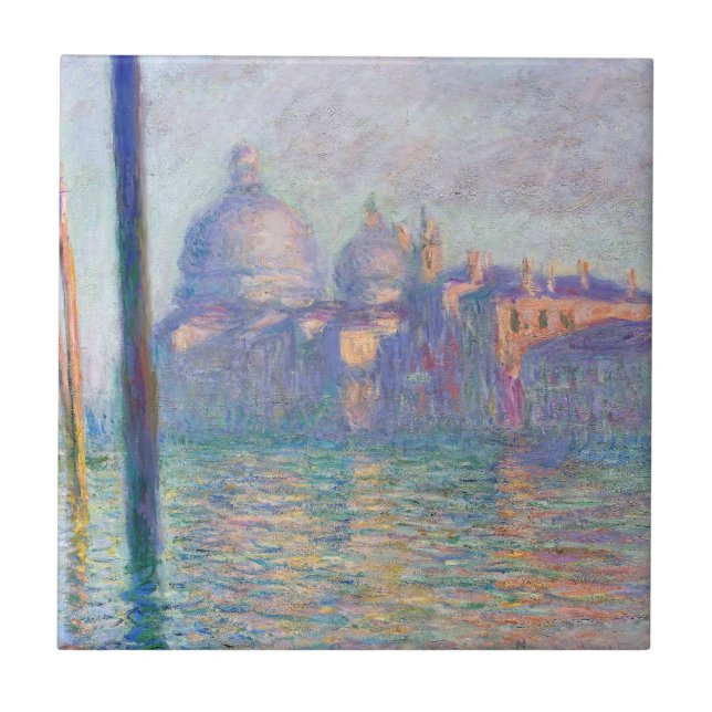 Claude Monet - Canal Grande, Venedig Fliese (Vorderseite)