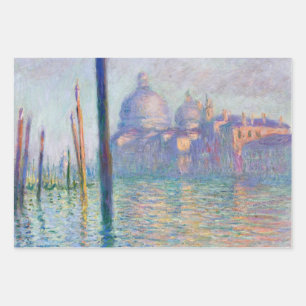 Claude Monet - Canal Grande, Venedig Geschenkpapier Set