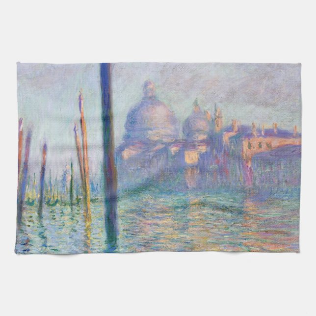 Claude Monet - Canal Grande, Venedig Geschirrtuch (Horizontal)