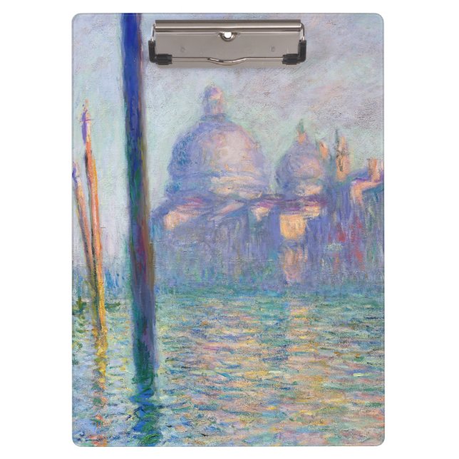 Claude Monet - Canal Grande, Venedig Klemmbrett (Vorderseite)