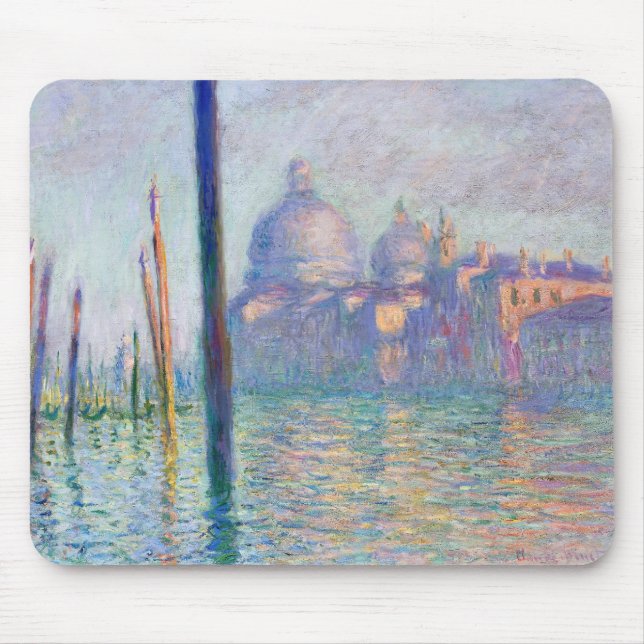 Claude Monet - Canal Grande, Venedig Mousepad (Vorne)