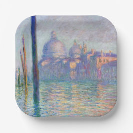 Claude Monet - Canal Grande, Venedig Pappteller