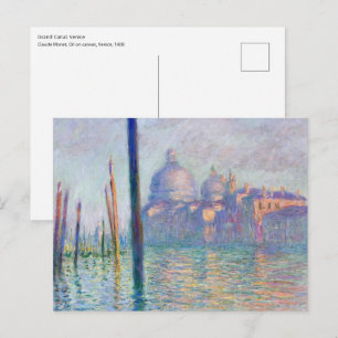 Claude Monet - Canal Grande, Venedig Postkarte