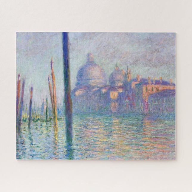 Claude Monet - Canal Grande, Venedig Puzzle (Horizontal)
