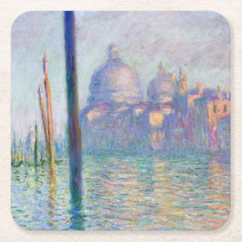 Claude Monet - Canal Grande, Venedig Rechteckiger Pappuntersetzer
