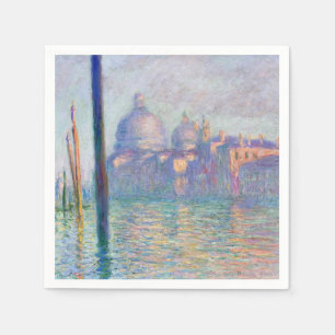 Claude Monet - Canal Grande, Venedig Serviette