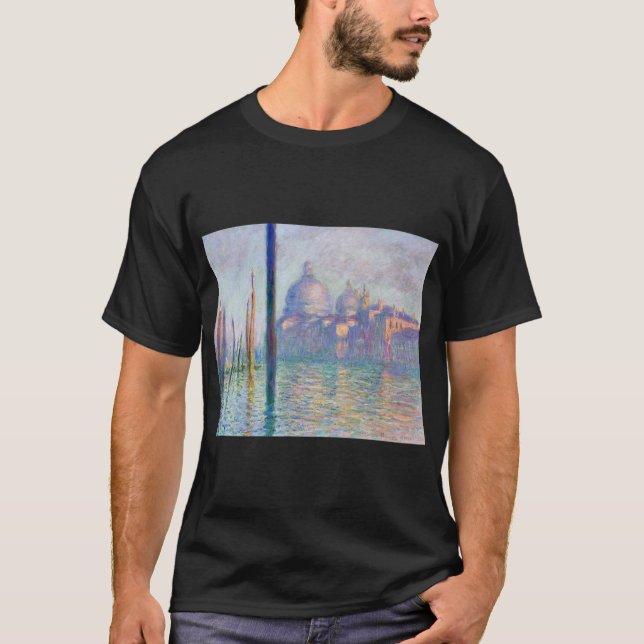 Claude Monet - Canal Grande, Venedig T-Shirt (Vorderseite)