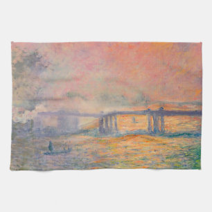 Claude Monet Charing Cross Bridge Geschirrtuch