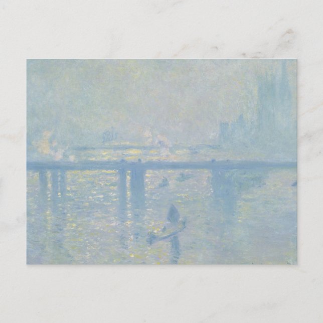 Claude Monet - Charing Cross Bridge Postkarte (Vorderseite)