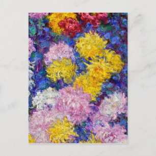 Claude Monet - Chrysanthemen Postkarte