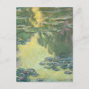 Claude Monet Classic Malerei, Wasserlilien (1907) Postkarte