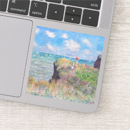 Claude Monet - Cliff Walk in Pourville Aufkleber