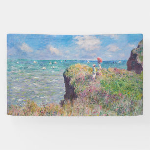 Claude Monet - Cliff Walk in Pourville Banner