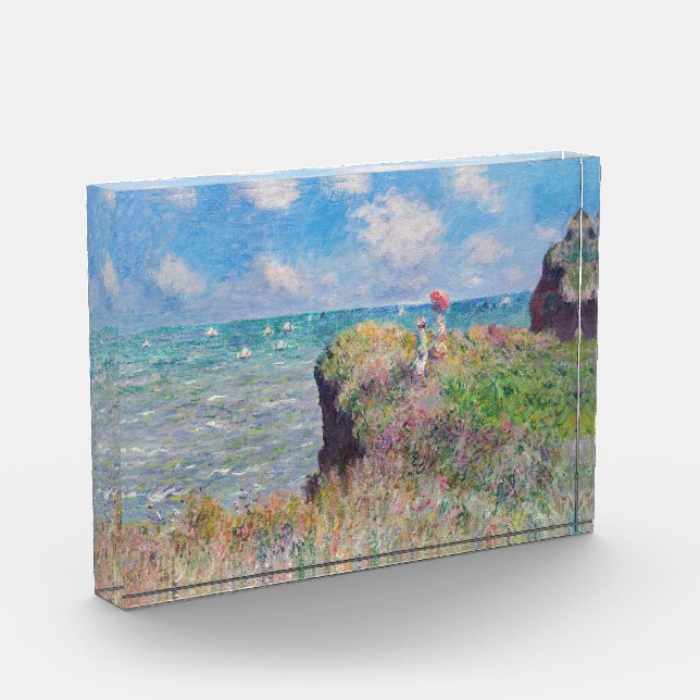 Claude Monet - Cliff Walk in Pourville Fotoblock (Links)